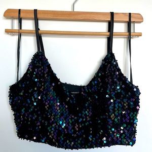 Sparkle crop top